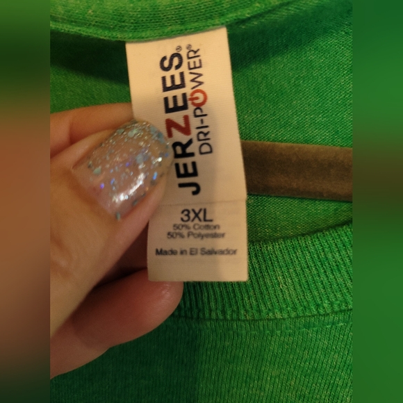 Tap-Tap Taparoo T-shirt Size 3x. Green, Short Sleeve Jerzees Brand. - Picture 3 of 5